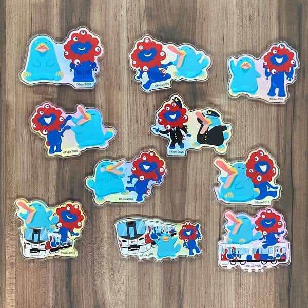 イコちゃん＆ミャクミャクがアクスタに JR西がコラボグッズ第2弾: J