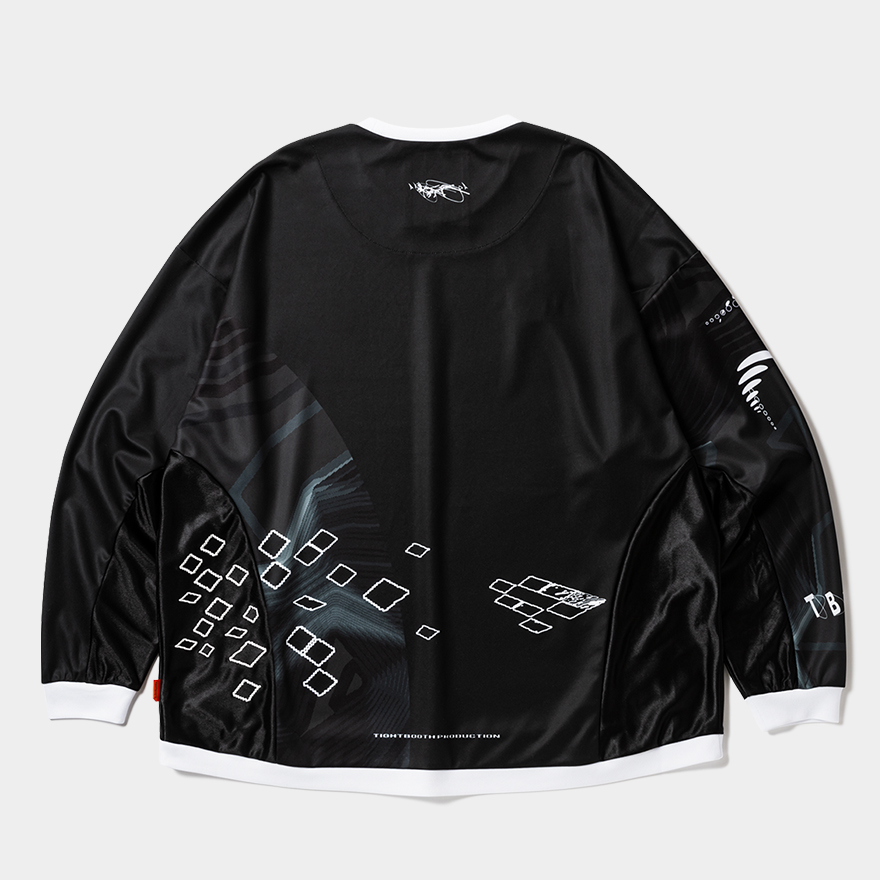 TIGHTBOOTH x SauRas Being L/S SOCCER JERSEY（Black）［サッカー