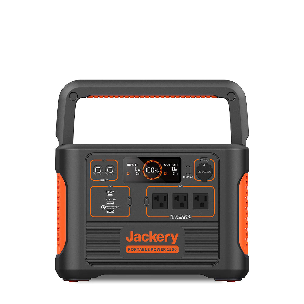 Jackery ポータブル電源1500｜大容量・高出力・選べる3つの充電方法