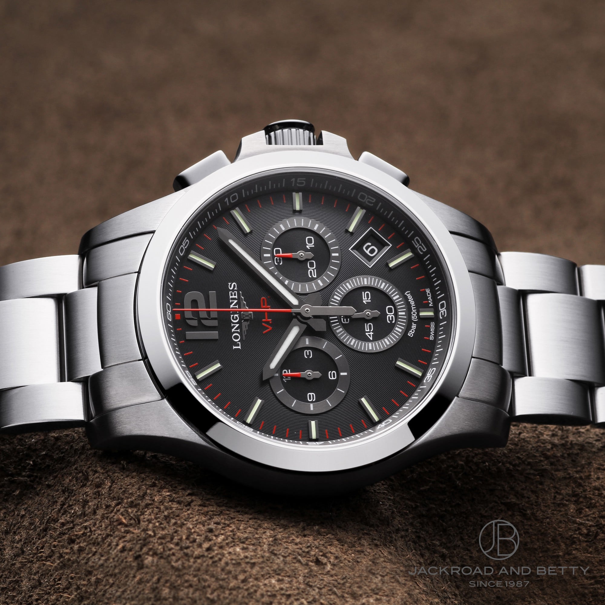 コンクエスト V.H.P クロノグラフ[L3.717.4.56.6] Conquest V.H.P