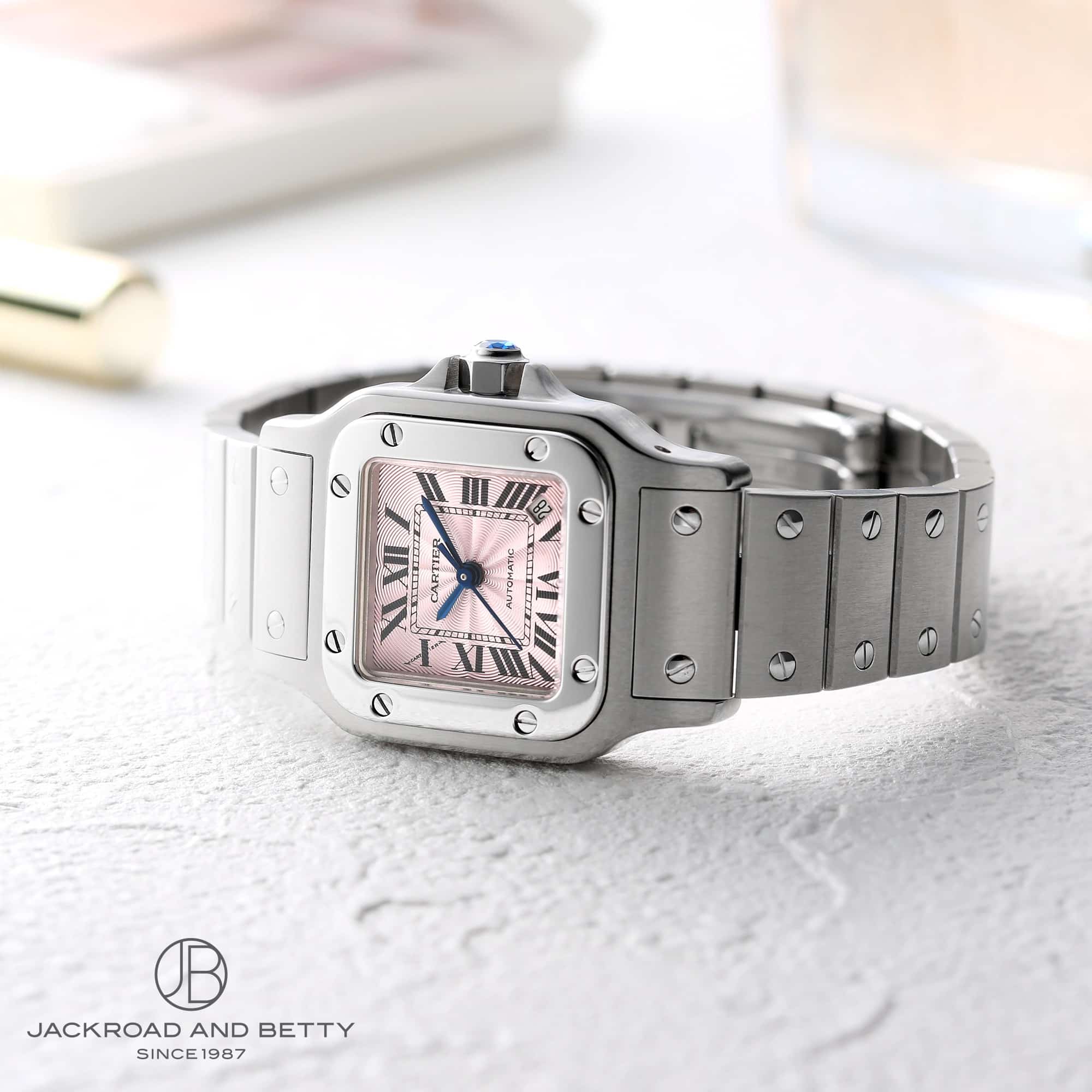 カルティエ CARTIER サントス ガルベSMコンビ 12ミリ2コマ カルティエ