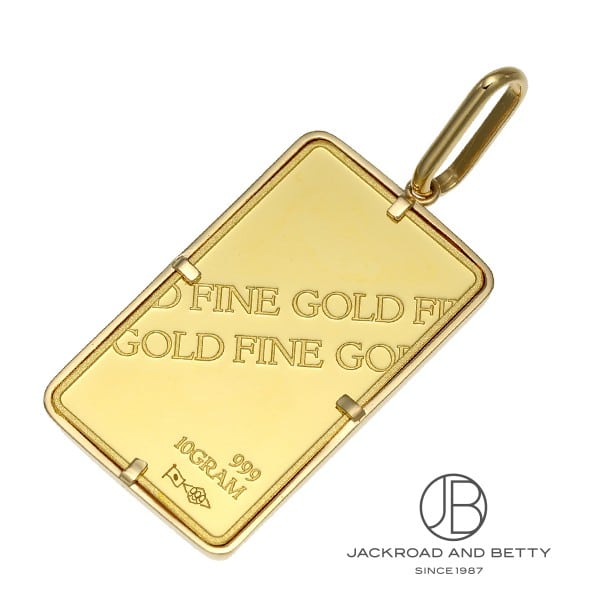 K24 インゴット 10g ペンダントトップ[] K24Fine Gold Ingot 10g