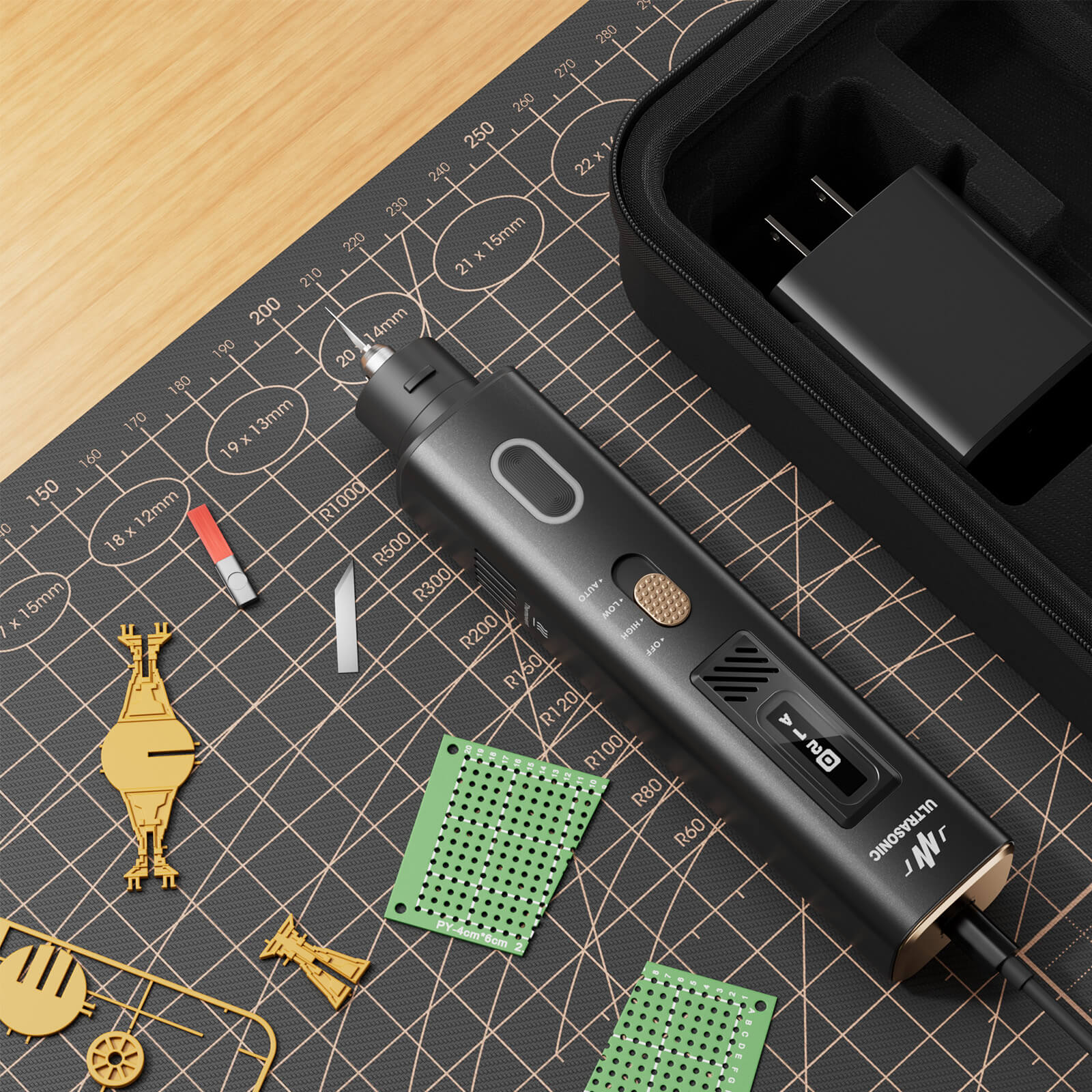 JM-Y10 Handheld Ultrasonic Cutter Knife & Polisher for DIY - Jakemy