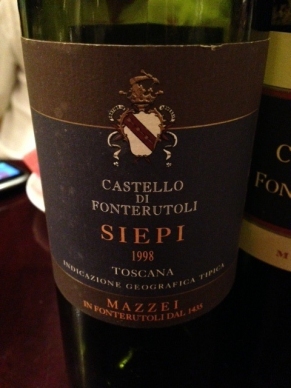 1998 Mazzei Castello di Fonterutoli Toscana Siepi - JamesSuckling