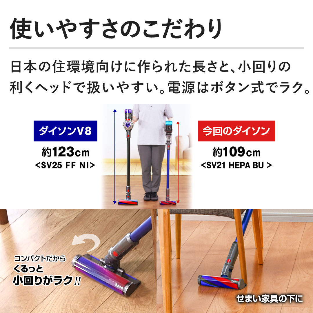 ダイソン 掃除機 コードレスクリーナー Dyson Micro 1.5kg HEPA ブルー