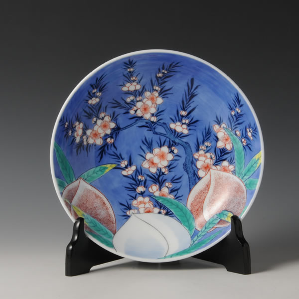 鍋島焼 古鍋島 色鍋島 唐子茶碗 識書付箱 M R6972 鍋島焼 古鍋島 色