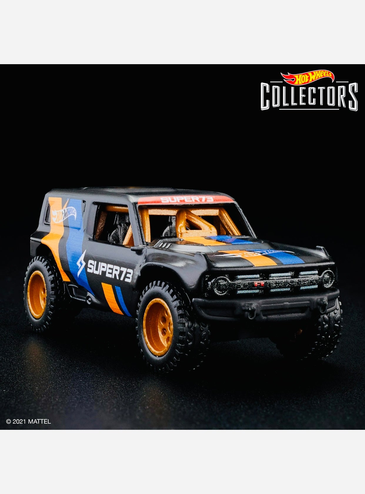 Hot Wheels 2021 HW x SUPER73 RX Ford Bronco R NIB 1 of 24- Open