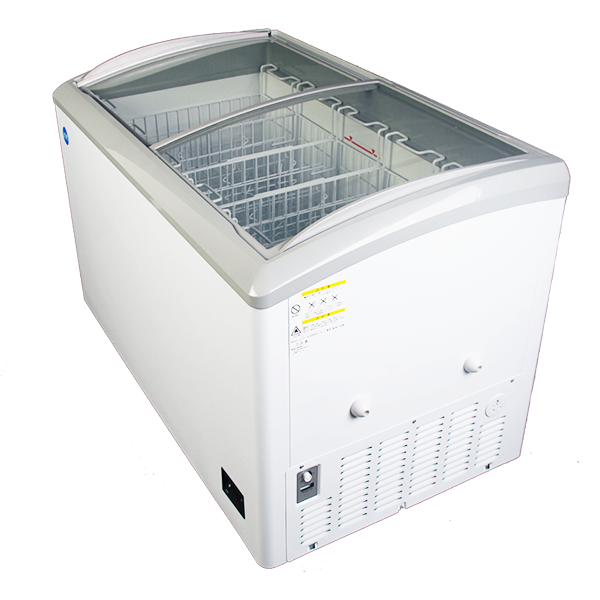 JCMCS-240 冷凍庫 240L 鍵付き LEDライト保証書付 キャスター付 JCM