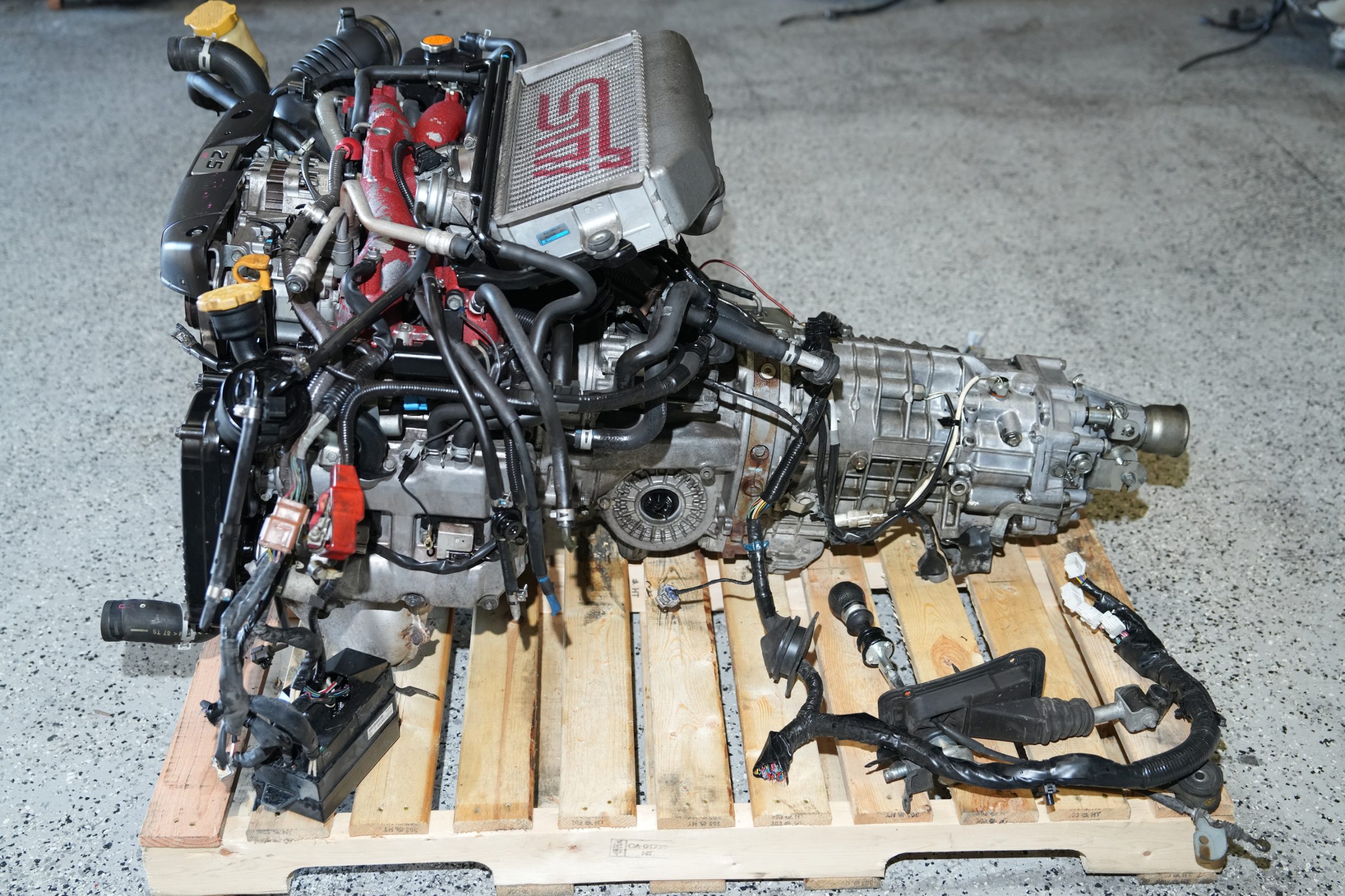 JDM Subaru Forester SG9 STi EJ257 2.5L Dohc Turbo Engine With 6