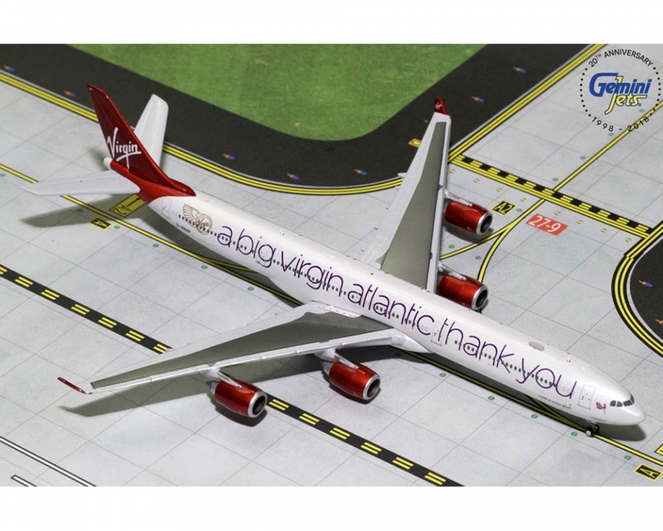 航空機・ヘリコプター Ever Rise 1/200 A340-600 Virgin Atlantic