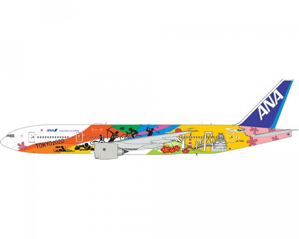 ➀ 1/200 ANA B777-200ER JA741A HELLO 2020 www.JetCollector.com