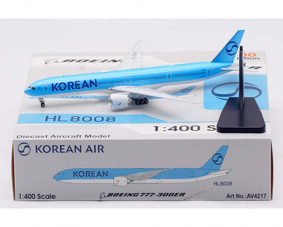 www.JetCollector.com: Korean Air Boeing B777-300ER w/stand