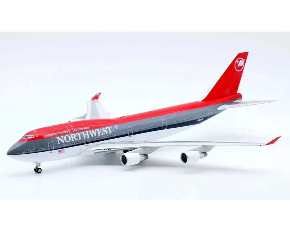 www.JetCollector.com: Northwest B747-400 w/stand N666US 1:200