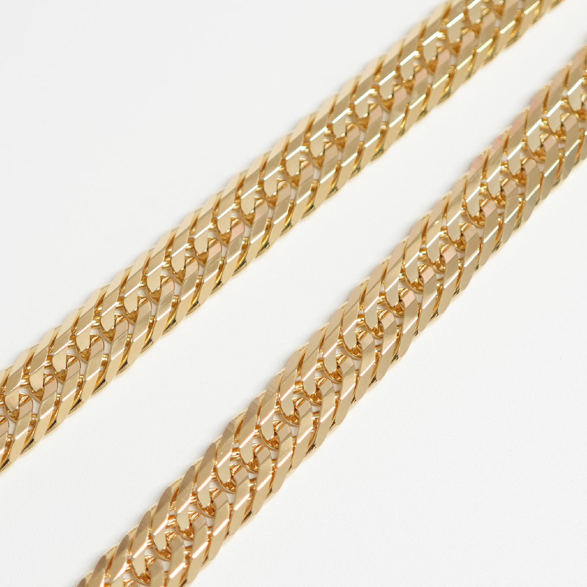 喜平 ネックレス K18 トリプル 12面 92g 55cm 造幣局検定マーク(ホール