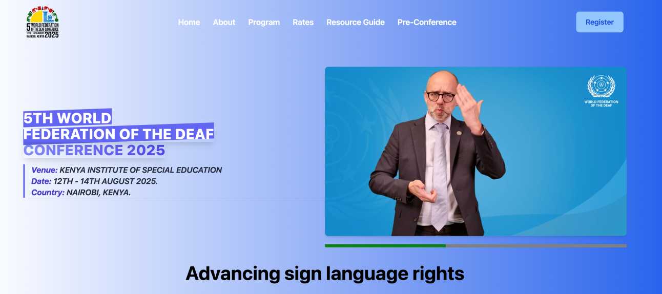 第11回世界ろう者会議 第11回世界ろう者会議 WFDニュース2023年06月号