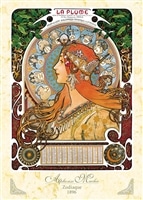 EPO-54-021 アルフォンス・ミュシャ作 黄道十二宮 2000ピース ［CP-HI