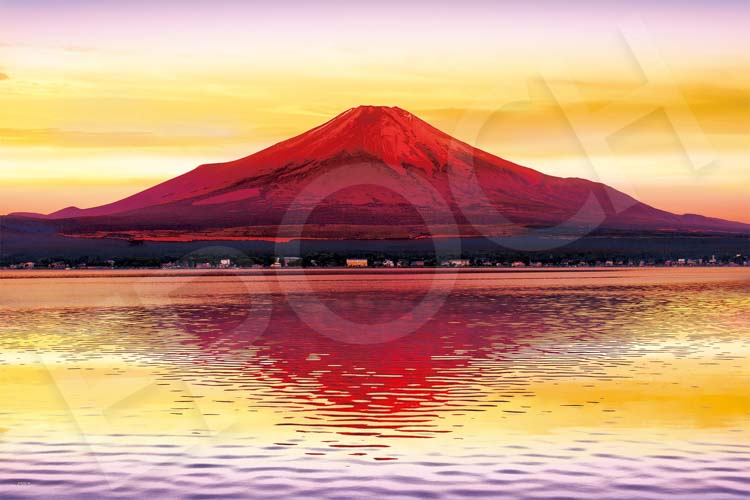 EPO-09-035s 風景 輝きの金雲赤富士 1000ピース ［CP-WH］ エポック社