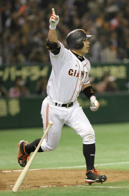 日本ハムとの日本シリーズ第5戦の…：頼れる「慎ちゃん」 阿部慎之助