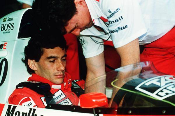 アイルトン・セナ 名刺 F1 レーサー ロータス マクラーレン 音速の