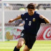 直筆サイン入り写真 ハビエル・サネッティ サッカーアルゼンチン SA