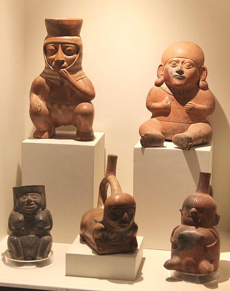 ペルー モチェ文化 フクロウの土器 リプロ品