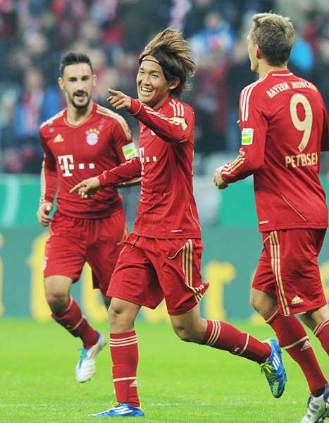 バイエルンミュンヘン 宇佐美貴史 背番号14 バイエルンミュンヘン