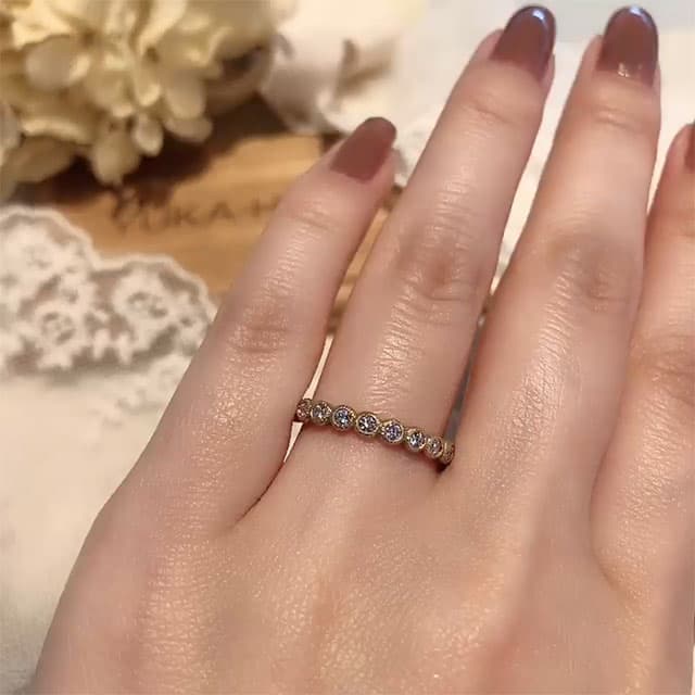 YUKA HOJO – Bloom – 実り / ブルーム エタニティリング（イエロー