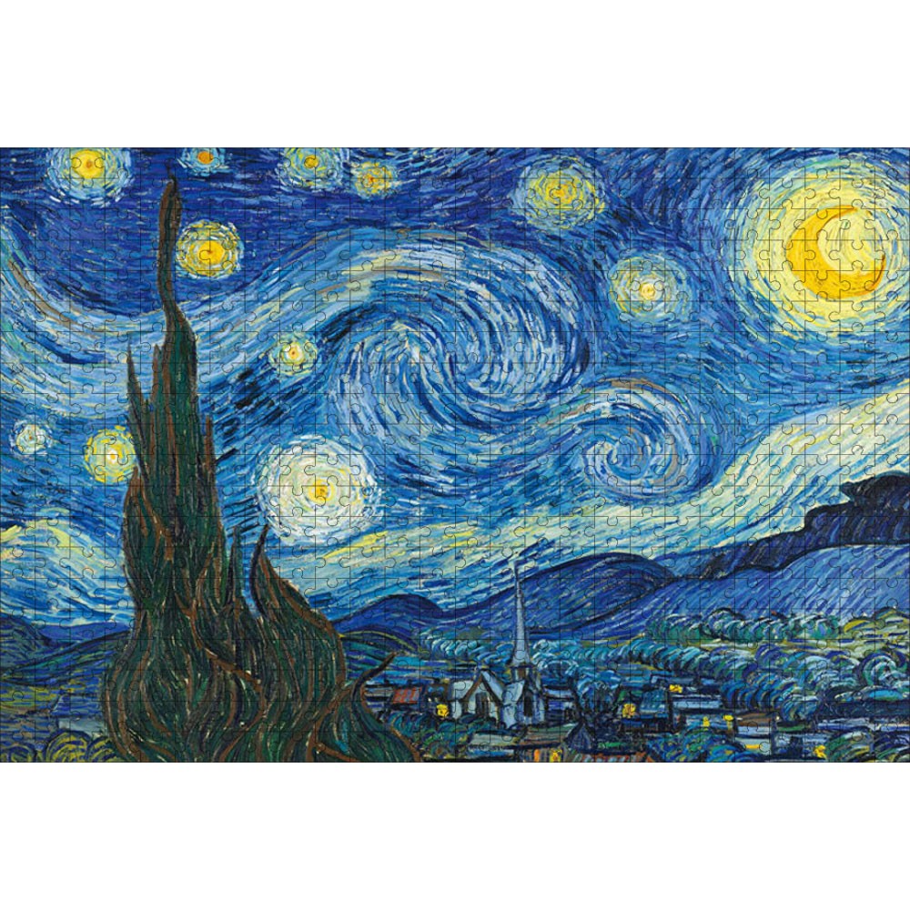 ムンク 叫び 1000ピース 50×75cm 木製 ジグソーパズル