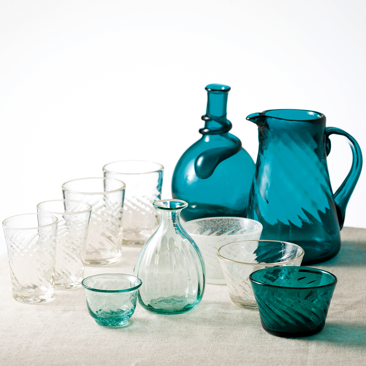 倉敷ガラス 小谷眞三 鉢3個 倉敷ガラス 小谷眞三 鉢3個 倉敷ガラス