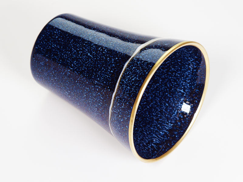 新作】焼酎グラス 銀河本金彩 