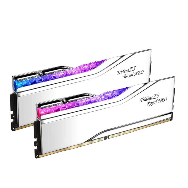 G.SKILL 96GB Kit (2x48GB) Trident Z5 ROYAL Neo RGB Silver 銀色F5