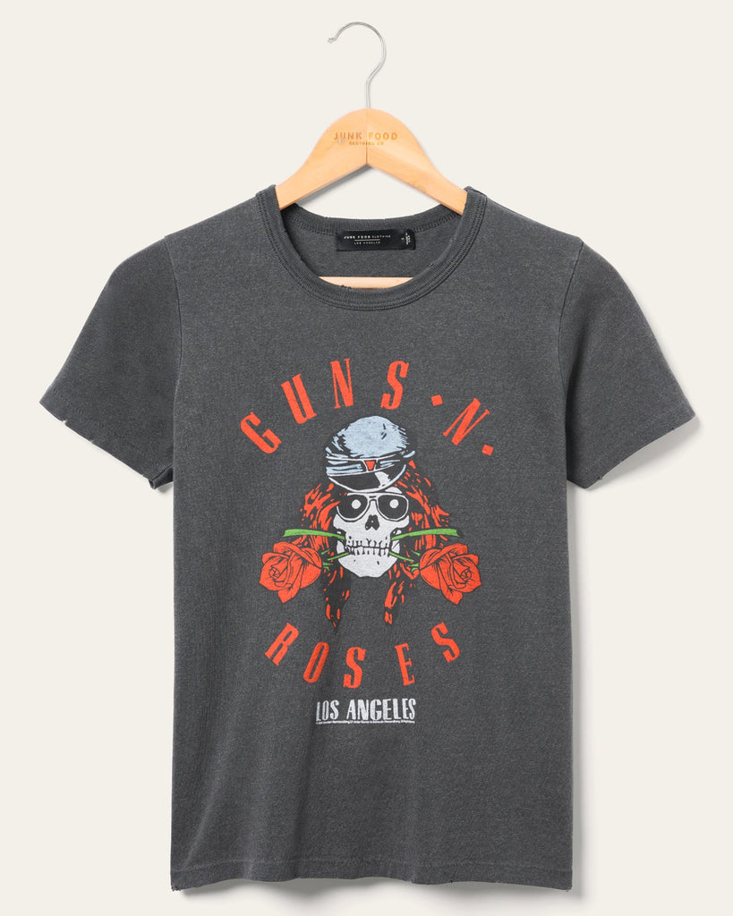 Women's Guns N' Roses Skull Original Tee – Junk Food Clothing