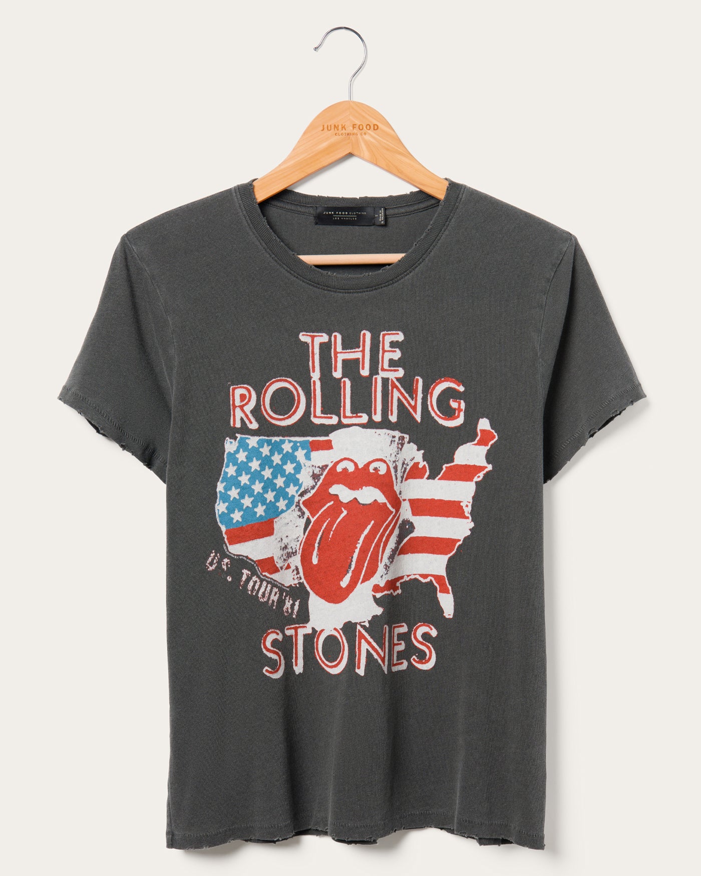 Women's Rolling Stones 1981 US Tour Vintage Tee – Junk Food Clothing