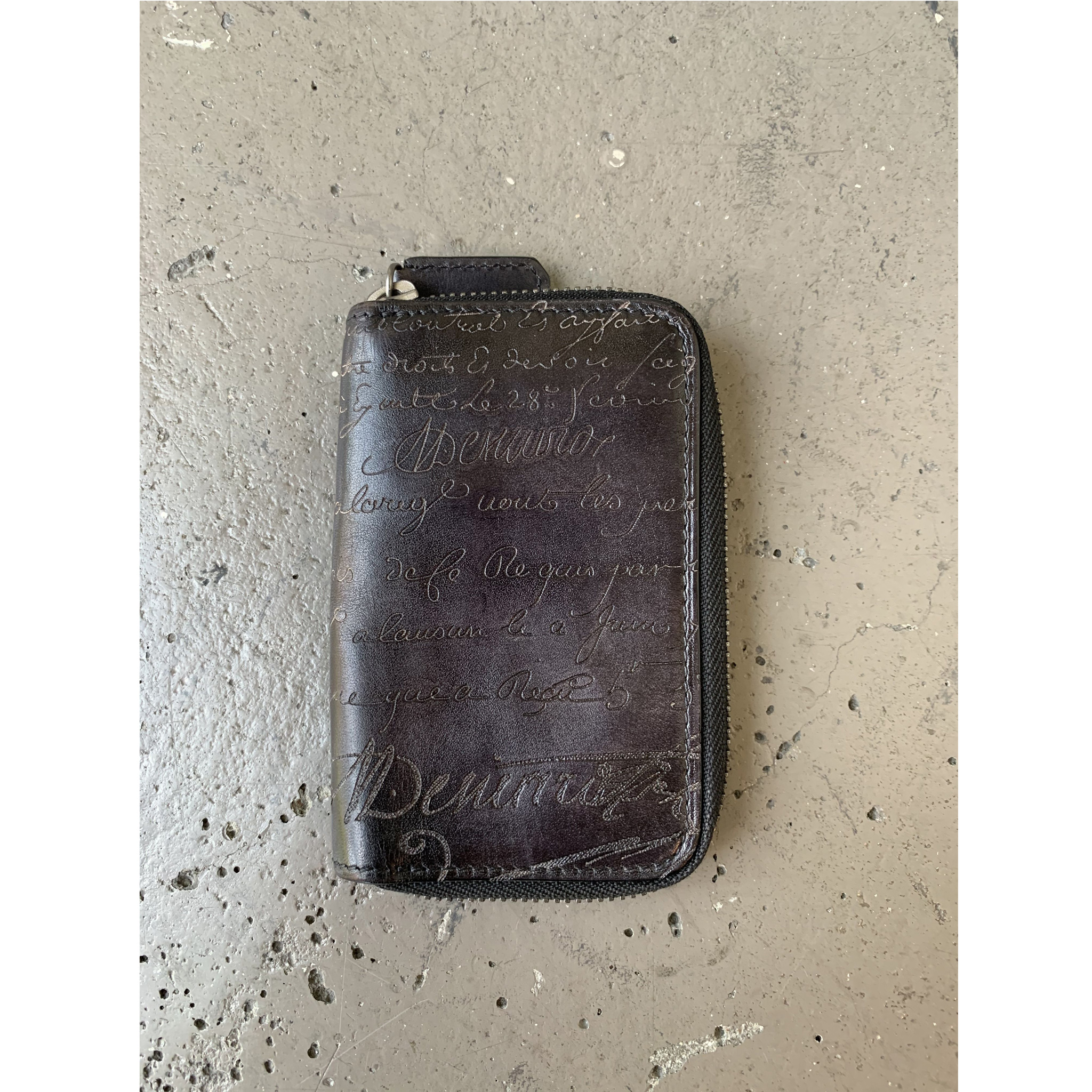 USED 中古品】Berluti ベルルッティ レザー キーケース カリグラフィ