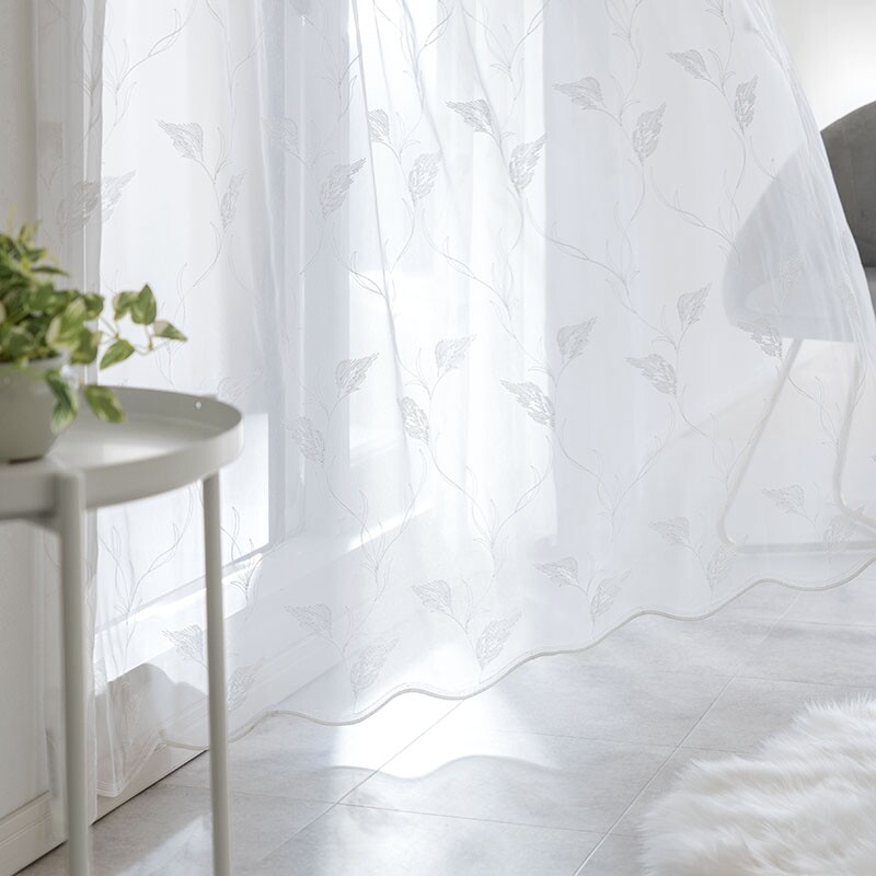 ルチア レースカーテン JE-92874 ホワイト ｜ジャストカーテン