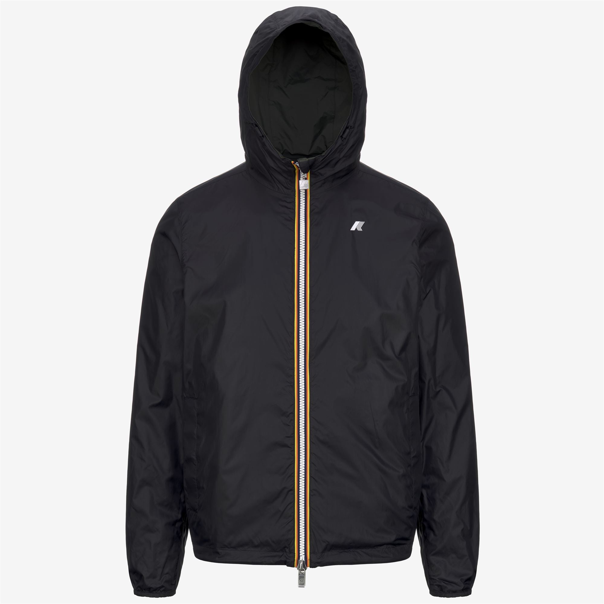 Jackets Man JAKE PLUS.2 REVERSIBLE Short GREEN BLACKISH - BLACK PURE