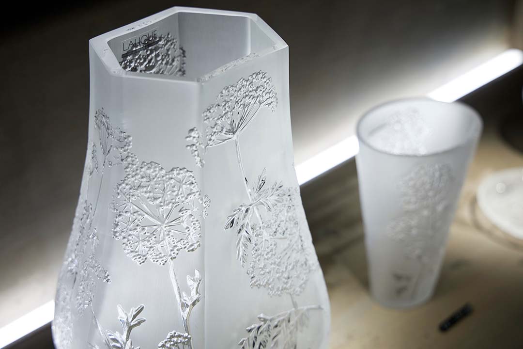 工芸品 新品未使用 世界三大クリスタルガラス ラリック シュエットフリ