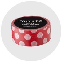 マステ」 マークス 水性ペンで書けるマスキングテープ・ミシン目入り