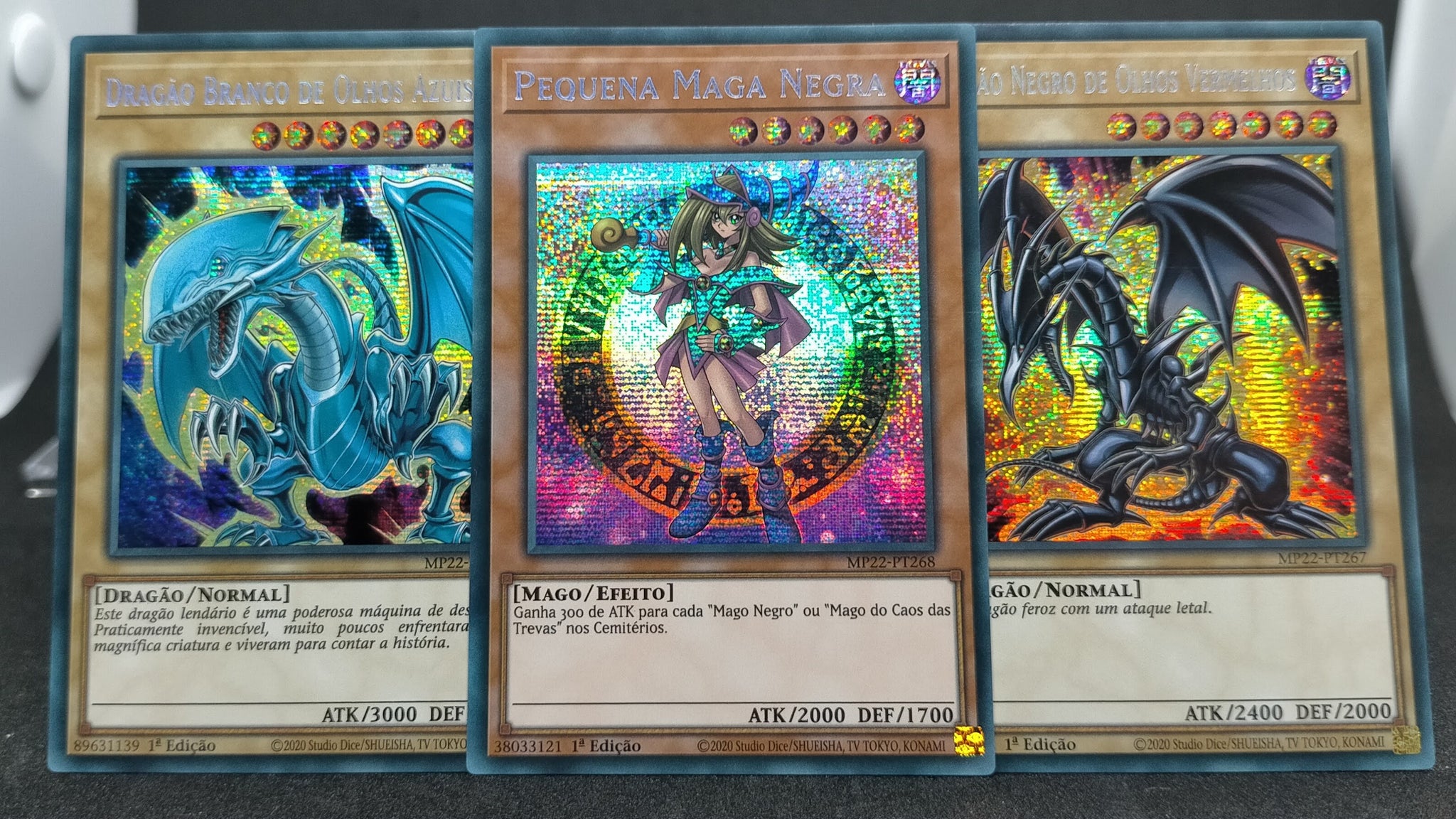 遊戯王 青眼の白龍 & ブラック・マジシャン 初期ステンレス セット