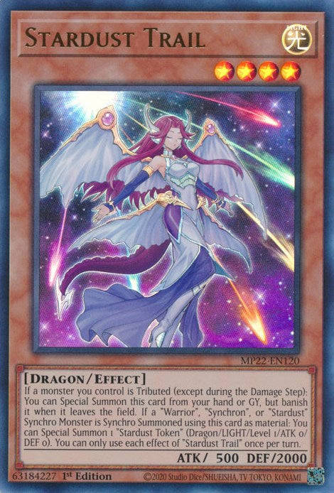 遊戯王 英語版 スターダスト・トレイル ウルトラレア MP22 EU版