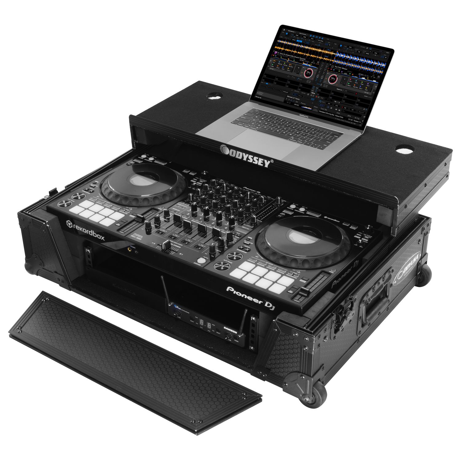 Pioneer DDJ-1000/DDJ-1000SRT Black Label Case with Glide Laptop