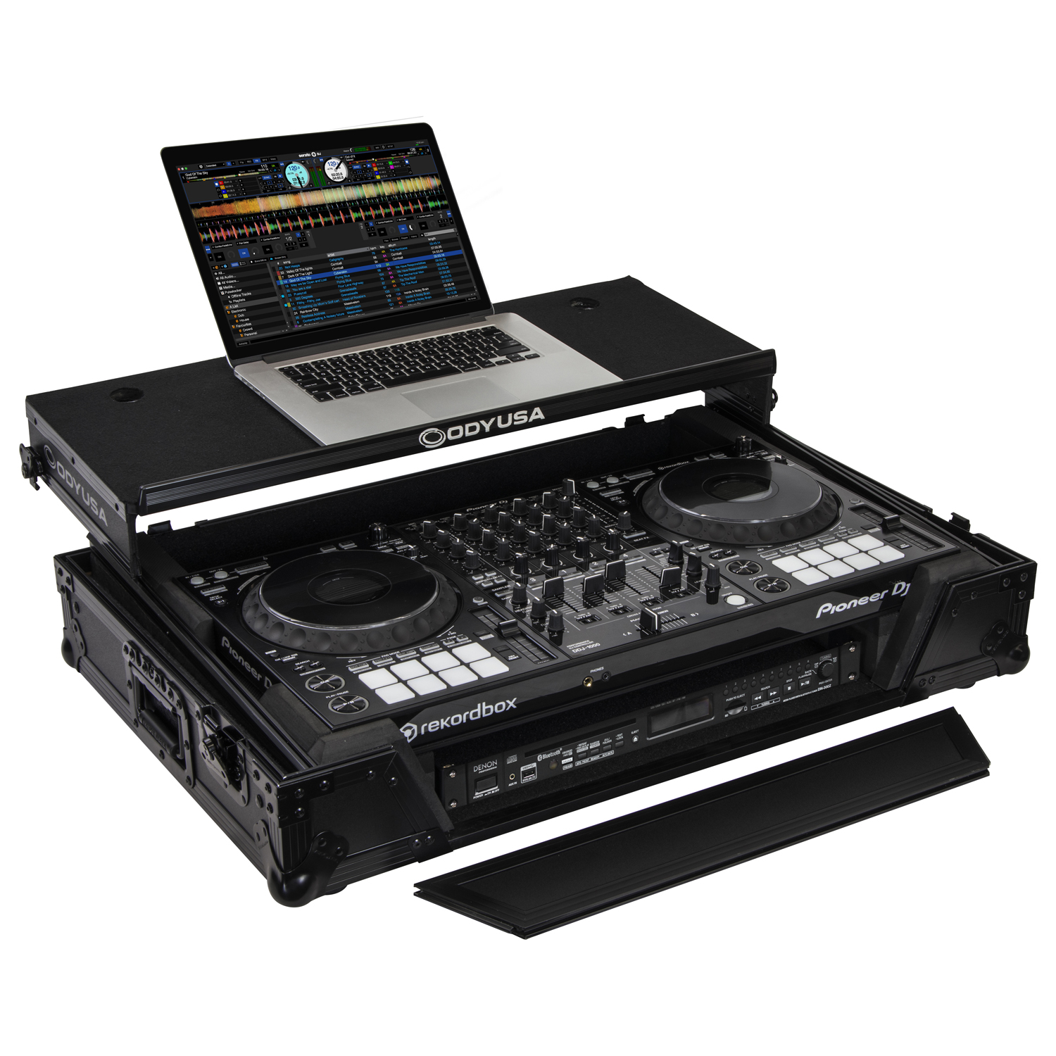 Pioneer DDJ-1000/DDJ-1000SRT Case with Glide Platform | Odyssey Gear