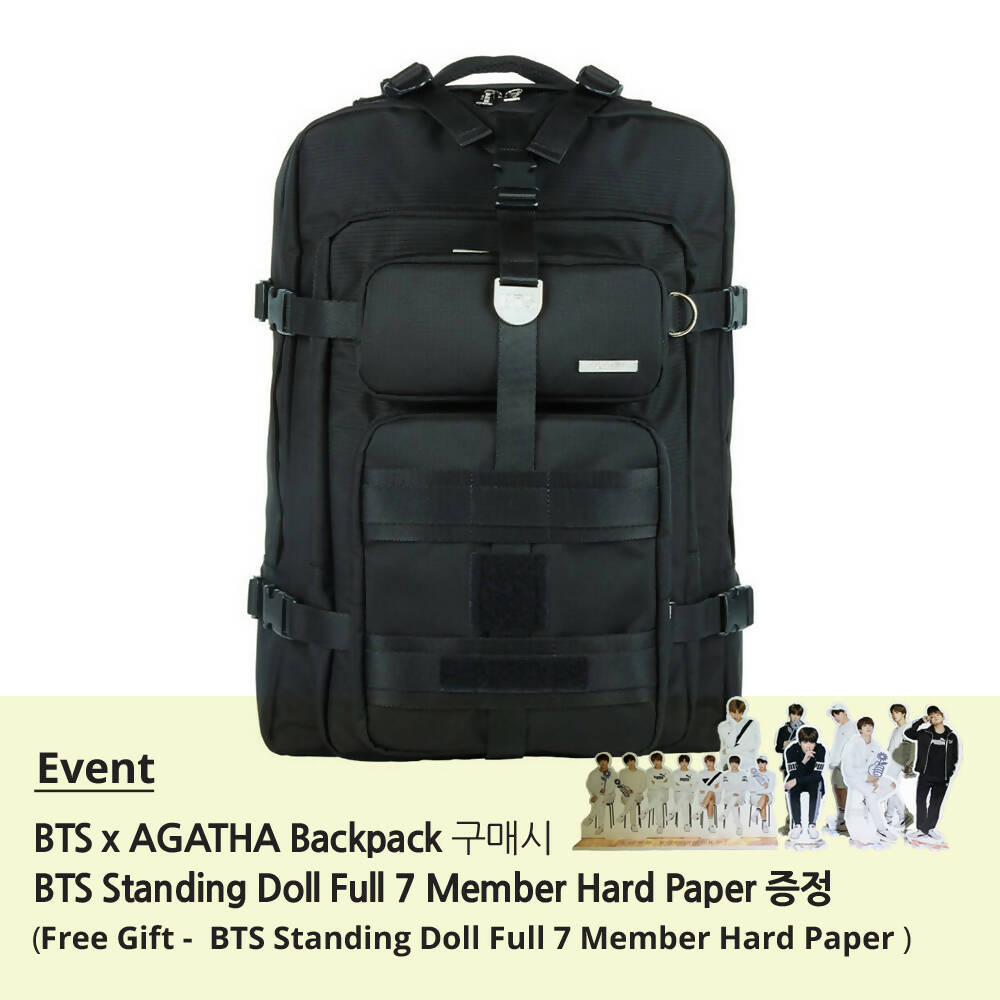 BTS x AGATHA Backpack (Black) - ODKSHOP