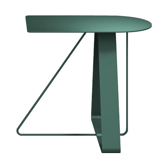 n*a様 【レア品】ダークグリーン サイドテーブル レトロ 昭和