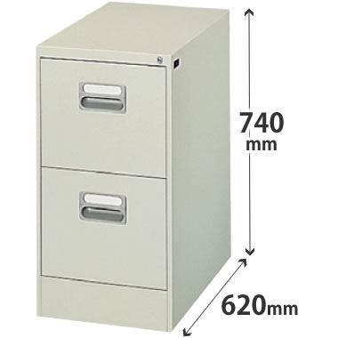 A4-2-76N ダイシン工業 2段 A4 ニューグレー ダイシンファイリング