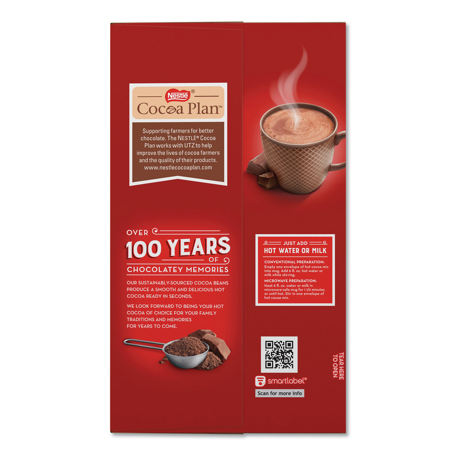 Nestle Hot Cocoa Mix, Rich Chocolate, .71oz, 50/Box (25485