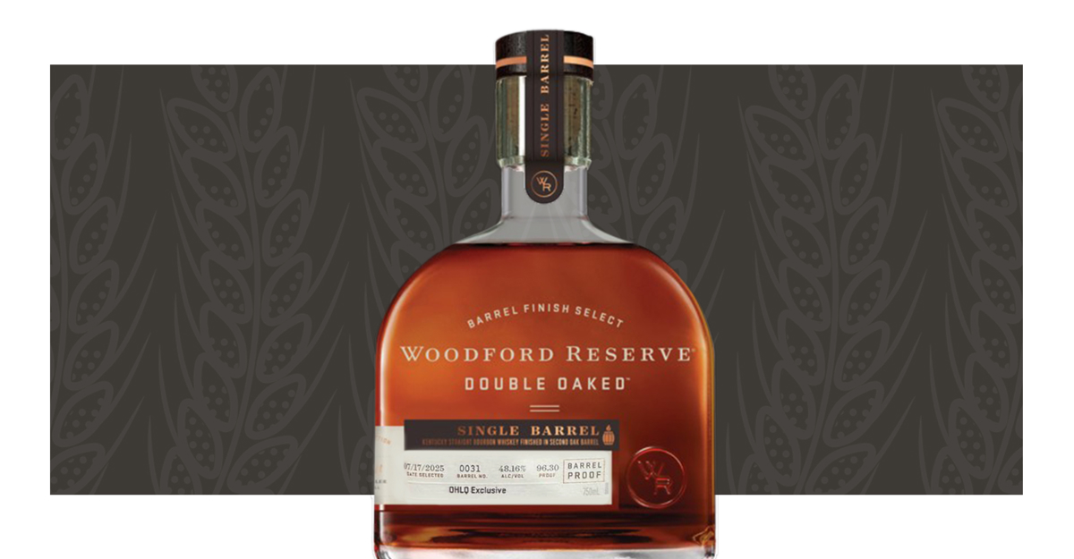 Woodford Reserve Double Oaked Single Barrel 2026 Exclusive
