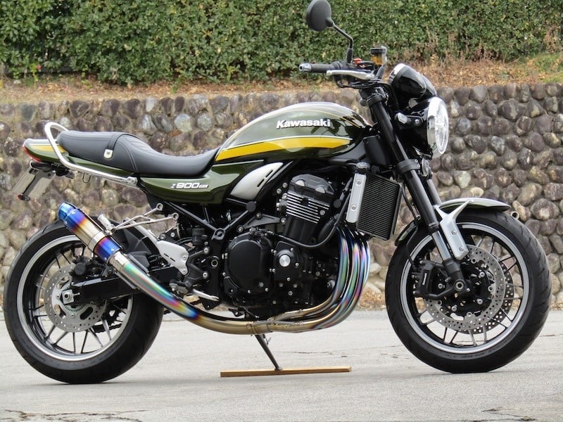 Z900RS / DOWN TYPE ・チタン・デュアル・サイレンサーステー