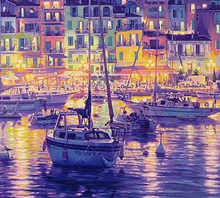 笹倉鉄平 ヴィルフランシュ 中古 大判額装アートポスター 2026年最新