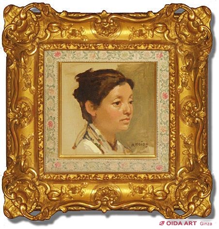 専用他の方発送×小磯良平【婦人画】刻印あり 複製 専用他の方発送×小磯